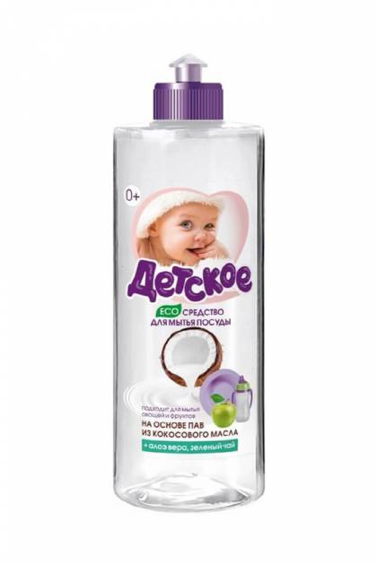 Средство для мытья посуды на основе кокосового масла