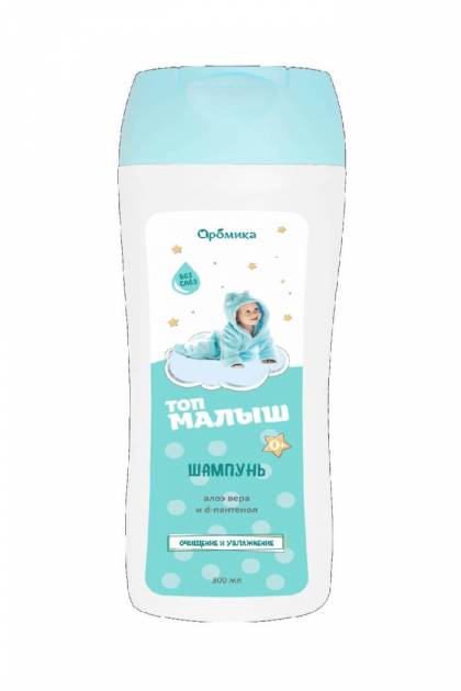 ШампуньТоп Малыш Алоэ вера Д-пантенол Aromika
