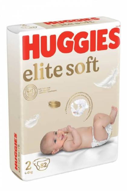 Подгузники Huggies Elite Soft 2 82 шт
