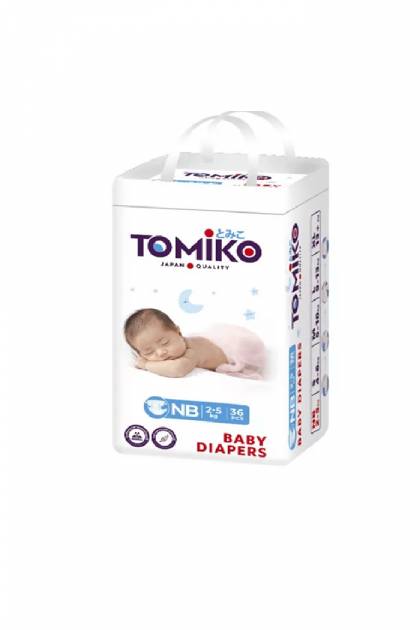 Подгузники TOMIKO NB-36 шт