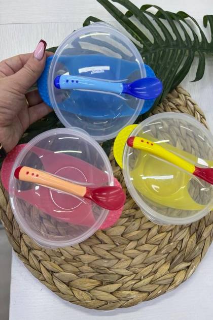 Чашка на присоске цветная (Цвет: Синий)