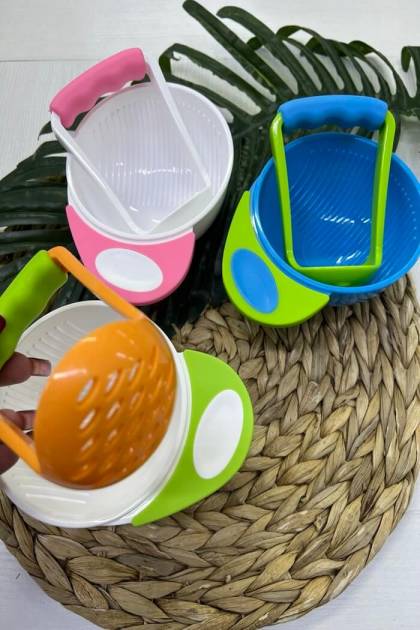 Чашка Толкушка  (Цвет: Синий+Зеленый)