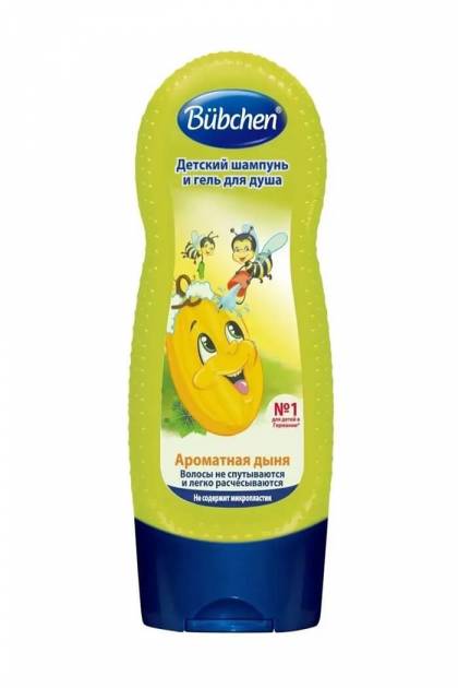 Шампунь детский 2/1 ароматная дыня Bubchen 230мл