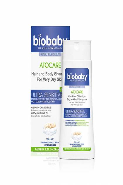 Шампунь детский для очень сухой кожи biobaby 300мл