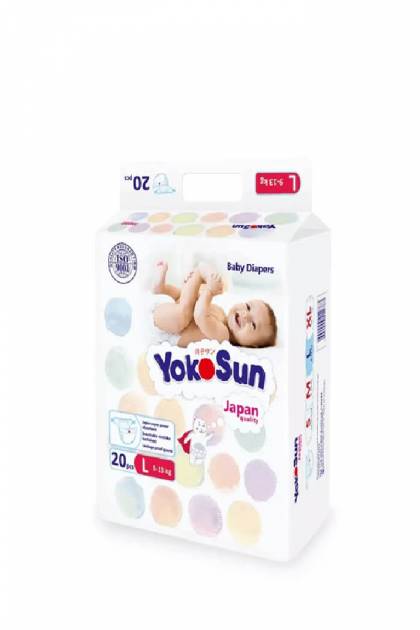 Подгузники Yocosun L-20 шт
