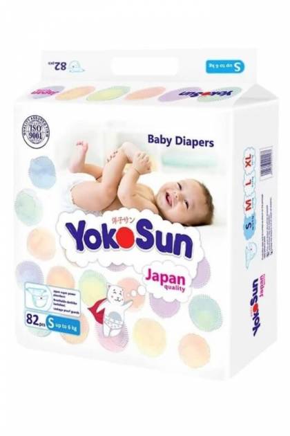 Подгузники Yocosun S-82 шт