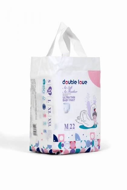 Подгузники-Трусики Double Love M-22 шт