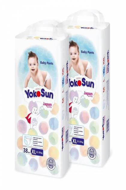 Подгузники-Трусики Yocosun XL-38 шт