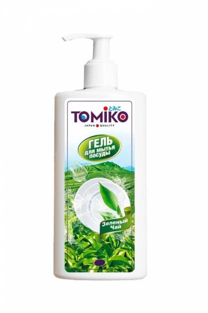 Гель для мытья посуды Томико Зеленый чай 1л