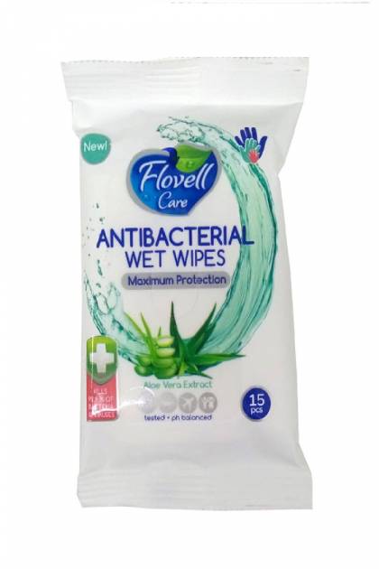 Влажные салфетки Flovell care 15шт