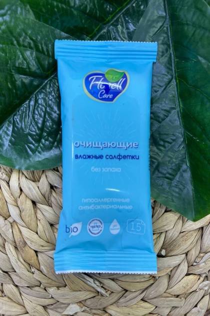 Влажные салфетки Flovell care 15шт