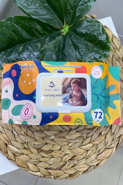 Влажные салфетки Taza Life 72шт