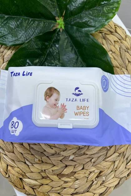 Влажные салфетки Taza Life 80шт