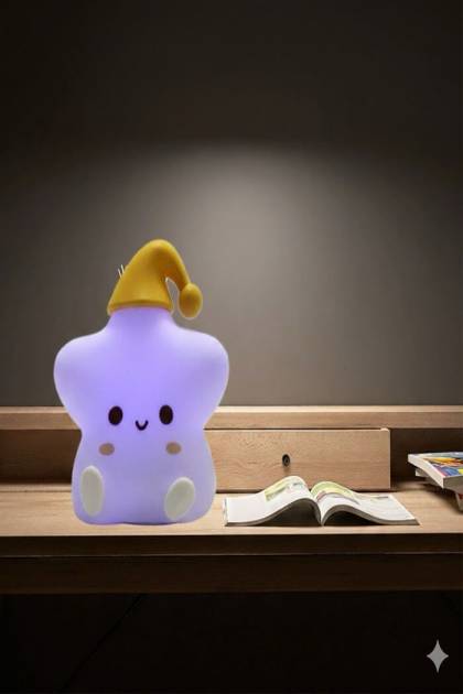 Светильник Силикон Звездочка (Меняет цвета)