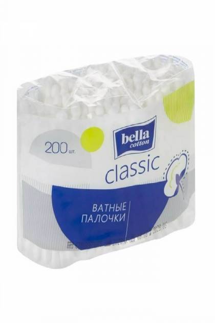 Ушные ватные палочки Bella Classic 200шт