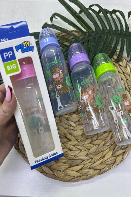 Бутылочка для кормления Petty baby 0+ 250мл (Цвет: Сиреневый)